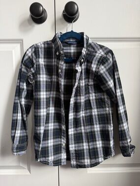 Janie and Jack boys Plaid Button-Down Shirt